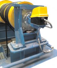 Cântărirea în carcasa rulmentului tamburului de cablu